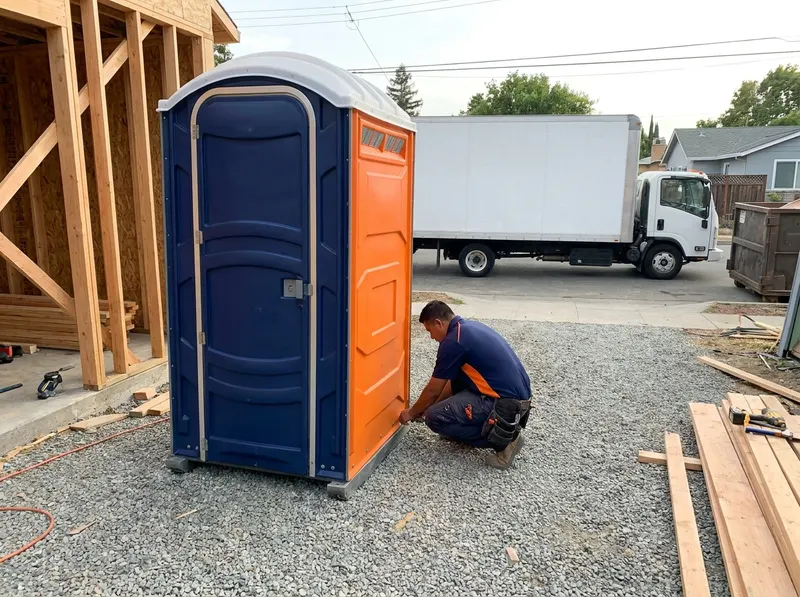 Construction Site Portable Toilet Rental in San Jose, CA