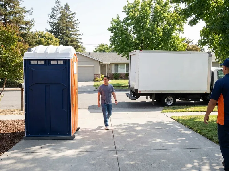 Deluxe Flushing Portable Toilet Rental in San Jose, CA