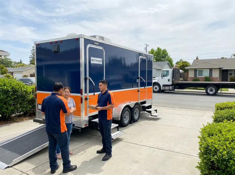 Luxury Restroom Trailer Rental in San Jose, CA